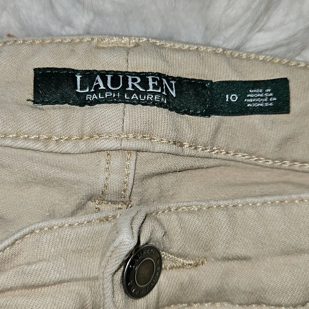 Ralph Lauren Beige Jeans – Size 10